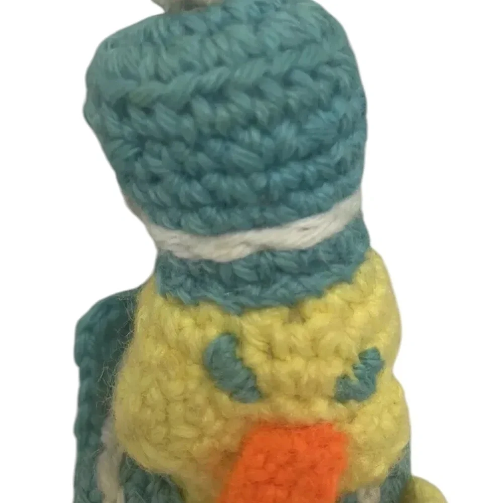 Handmade Knit Crocheted Duck Plush 9